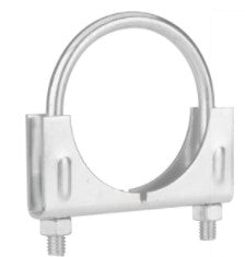 U-Bolt, Clamping, 2-3/4" Pipe, 5/16-18 thread (2.99" inside), Zinc
