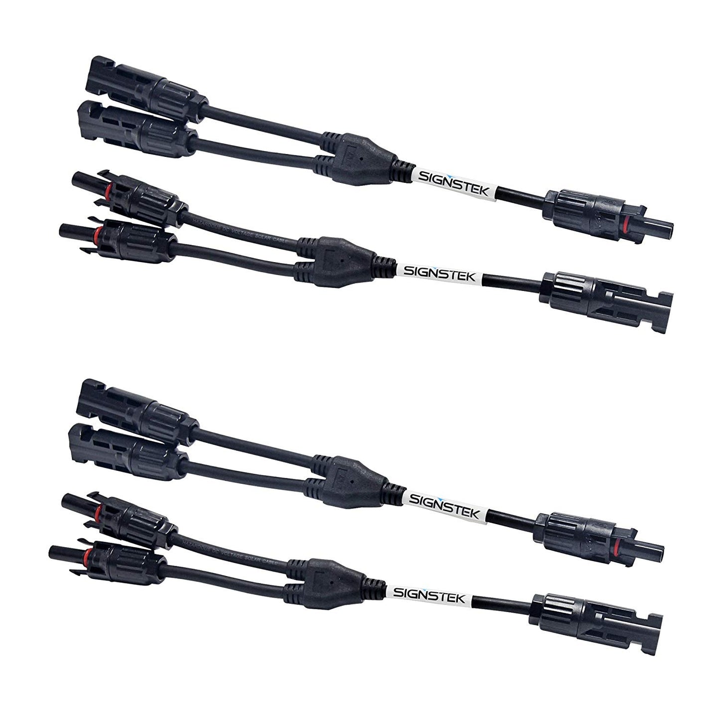 connector, adapter, Y Branch MC4 Parallel M/FF and F/MM (1 pair)