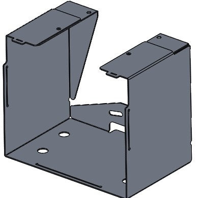 bracket, extended autonomy variant, 100Ah