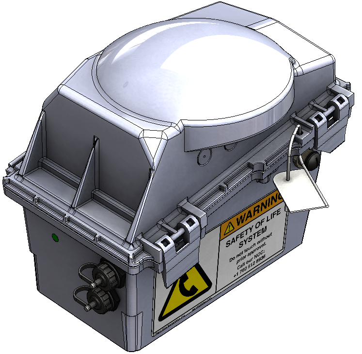 assembly, beacon, gen4, low temp, gnss, mosaic, eg91, orange, ethernet